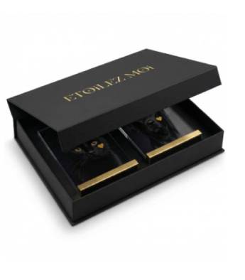 Coffret prestige cadeau Noël personnalisé couple original avec baptême d'étoile et certificat personnalisé
