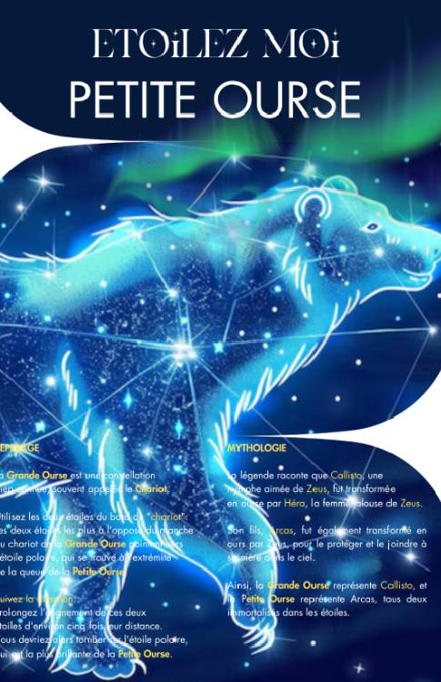 Fiche constellation cadeau Noël homme original symbolique présentant l’histoire et les secrets de son étoile