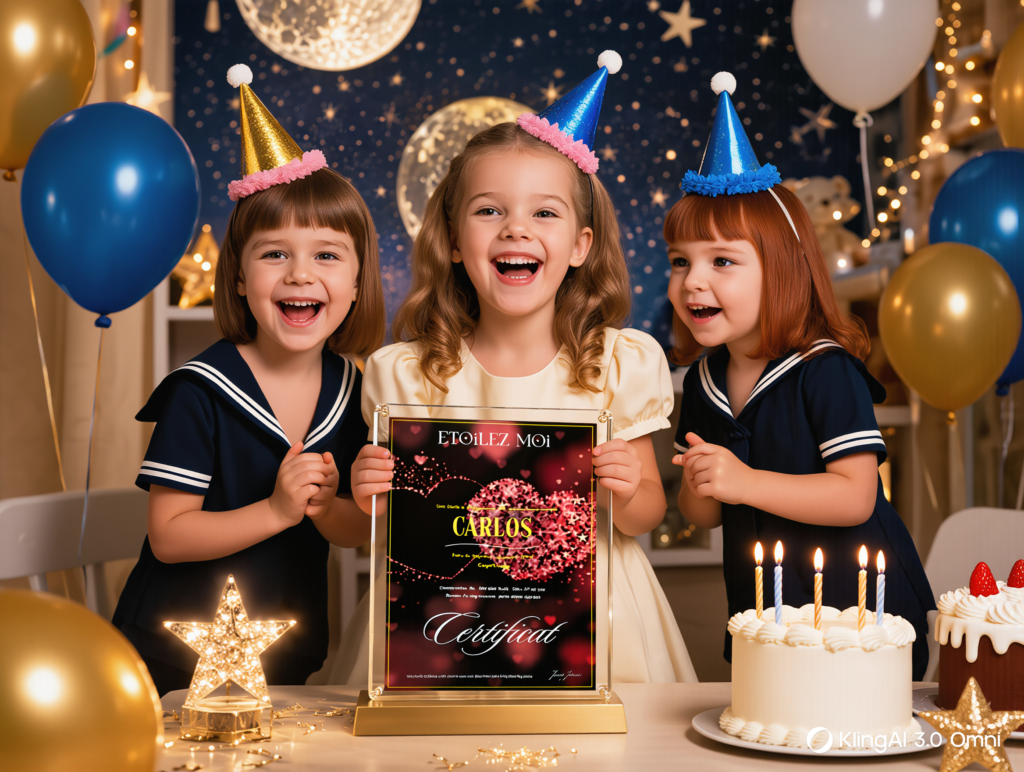 Téléchargement instantané certificat étoile personnalisé – cadeau Noël enfant dernière minute numérique original