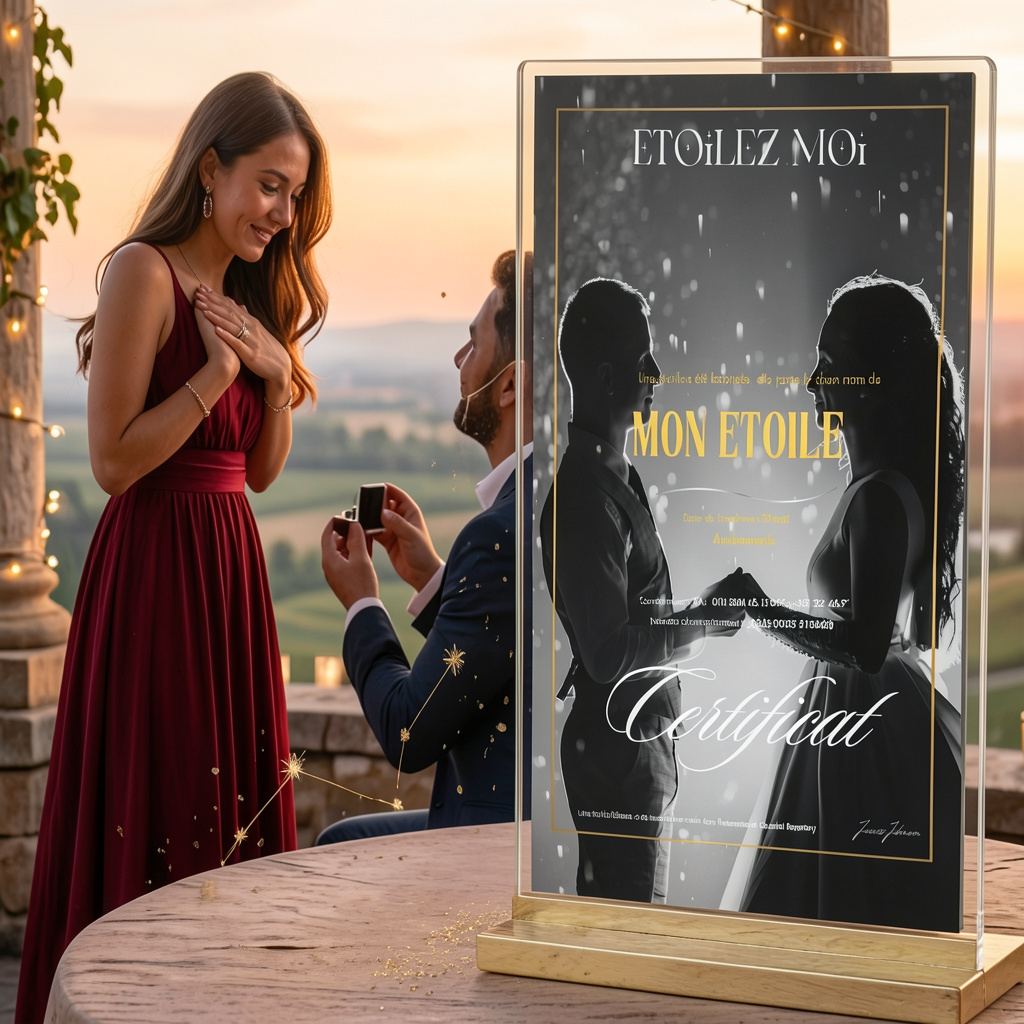 Gratitude ressentie après avoir reçu un cadeau romantique personnalisé