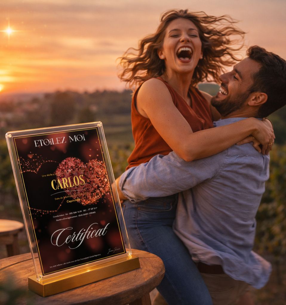 Cadeau romantique pour un événement demande en mariage célébrant le bonheur et l'engagement