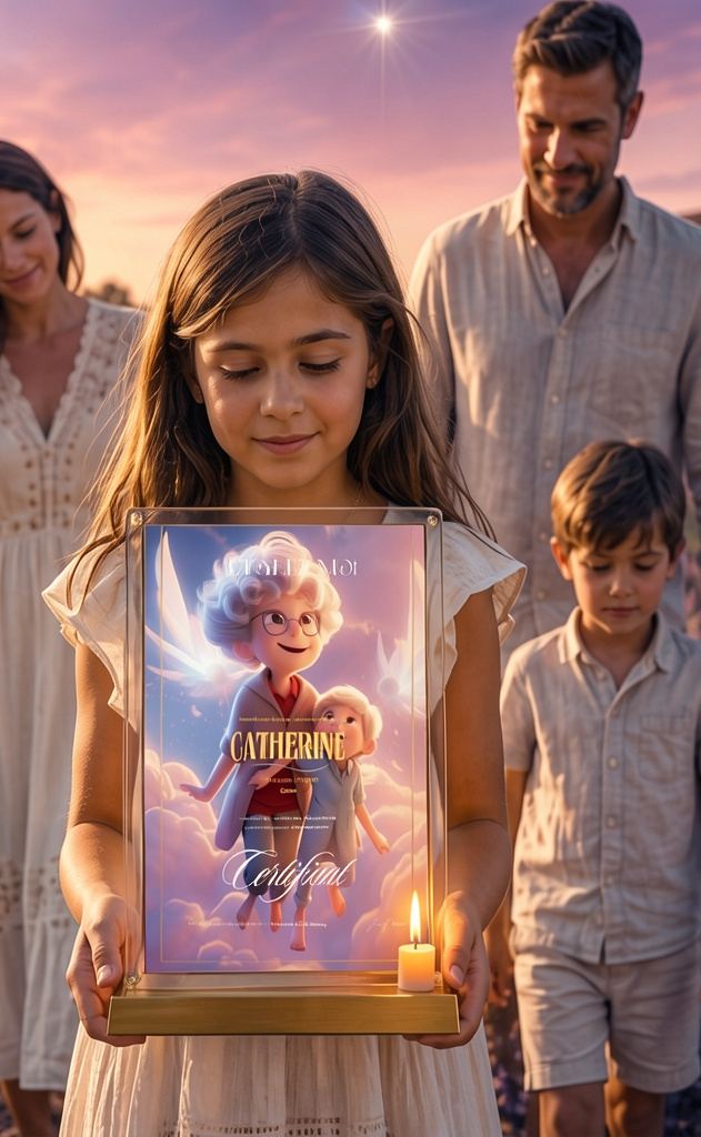 Personne observant un ciel étoilé après avoir reçu un baptême d’étoile personnalisé