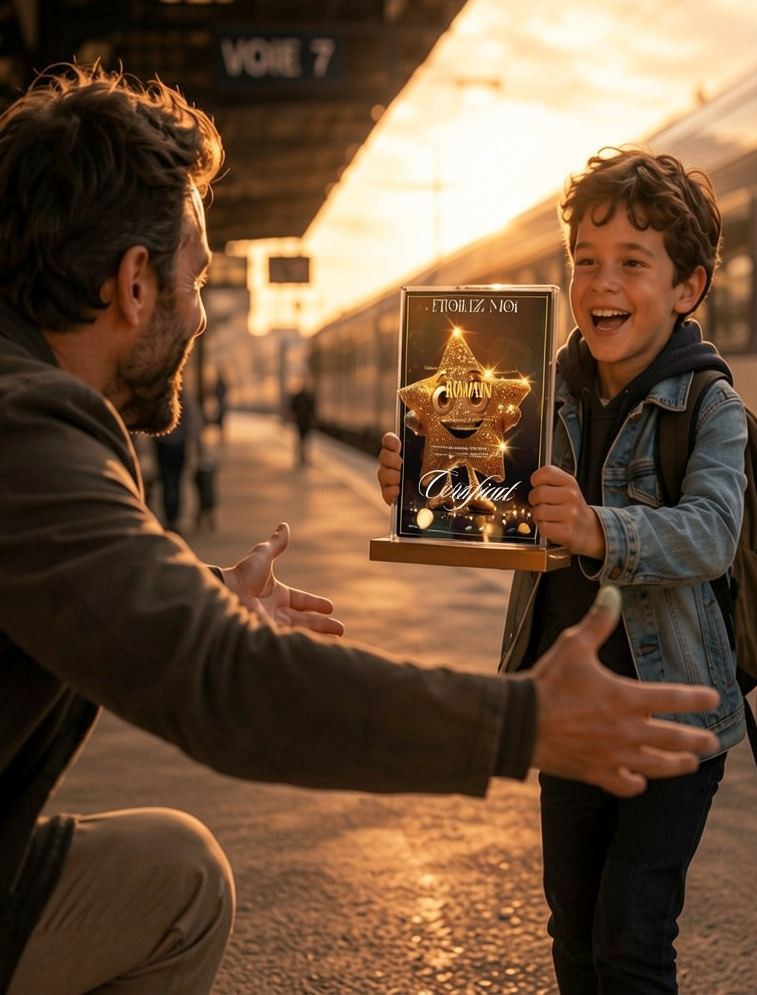 Baptême d’étoile comme cadeau symbolique pour remercier ses parents à la Fête des Mères ou à la Fête des Pères
