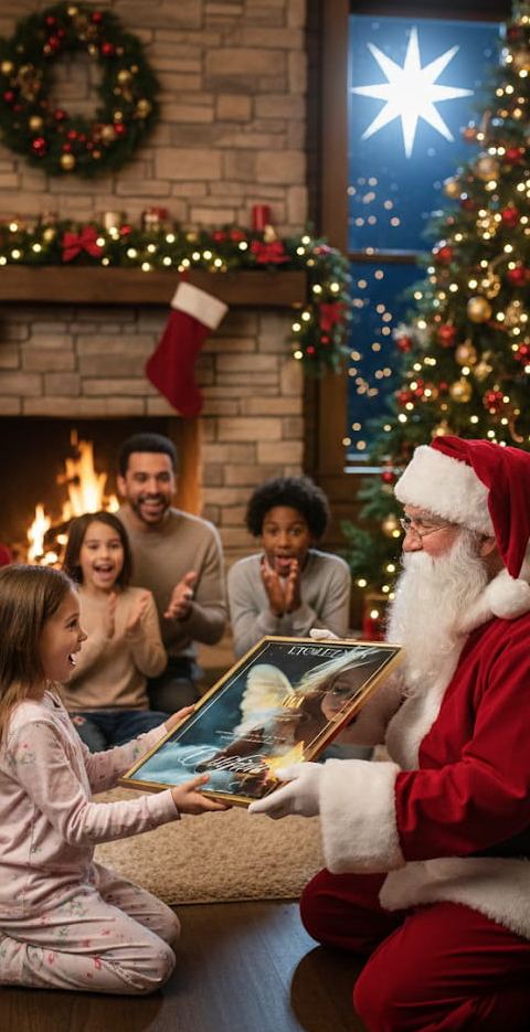 Cadeau de Noël original avec étoile personnalisée à offrir sous le ciel d’hiver à une personne chère