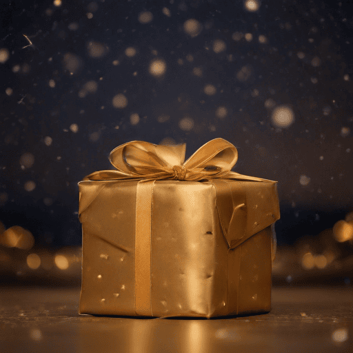 Coffret cadeau doré sous les étoiles, constellations disponibles pour votre étoile