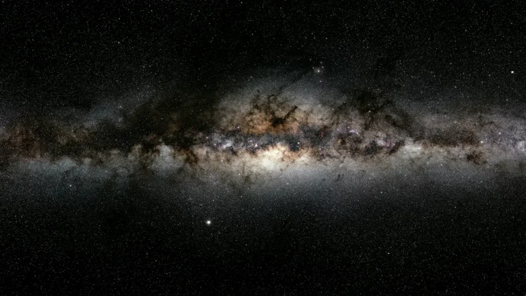 Voie lactée et étoiles brillantes du ciel nocturne